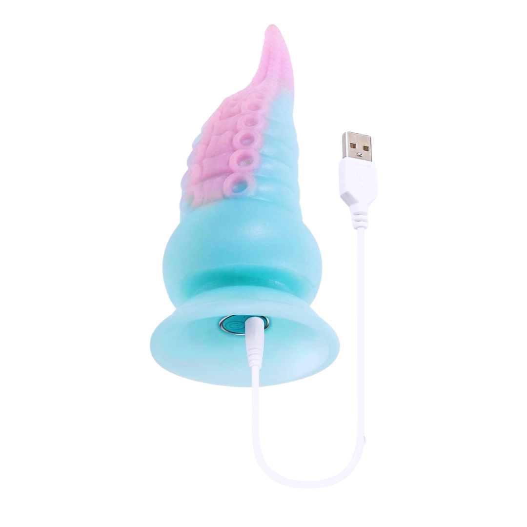 Stuck On You Vibrating Silicone Tentacle Dildo ♥ Selopa