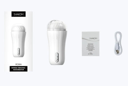 The Robin Vibrating Stroking Masturbator features 5 vibration modes plus Boost Mode, a soft TPE sleeve, and an LED display. Compact, rechargeable, and long-lasting, it’s your go-to for powerful and discreet pleasure.
Robin vibrating stroker, stroking masturbator, 5 vibration modes + Boost, rechargeable male masturbator, TPE sleeve masturbator, compact stroker, ergonomic male sex toy, LED display stroker, long-lasting masturbator.