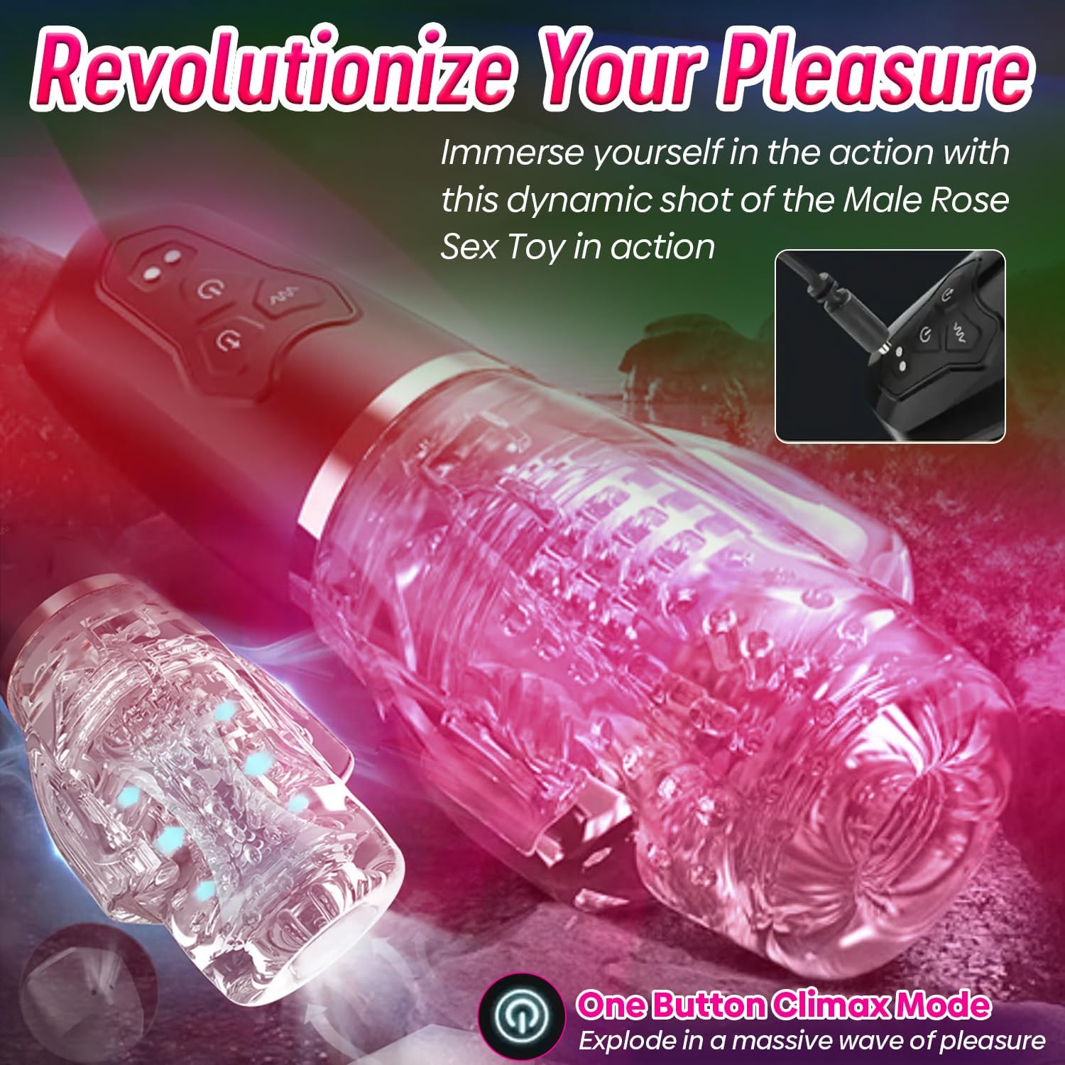 Male Rose 2 Vibrating Sucking Masturbator with 10 vibration modes, 5 sucking modes, and dual-side motors.

Male Rose 2, vibrating sucking masturbator, rechargeable male toy, oral sex simulator, dual-side motor masturbator, 3D textured masturbator, stretchy male toy, USB rechargeable masturbator, portable male masturbator, discreet packaging masturbator.