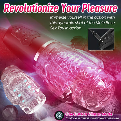 Male Rose 2 Vibrating Sucking Masturbator with 10 vibration modes, 5 sucking modes, and dual-side motors.

Male Rose 2, vibrating sucking masturbator, rechargeable male toy, oral sex simulator, dual-side motor masturbator, 3D textured masturbator, stretchy male toy, USB rechargeable masturbator, portable male masturbator, discreet packaging masturbator.