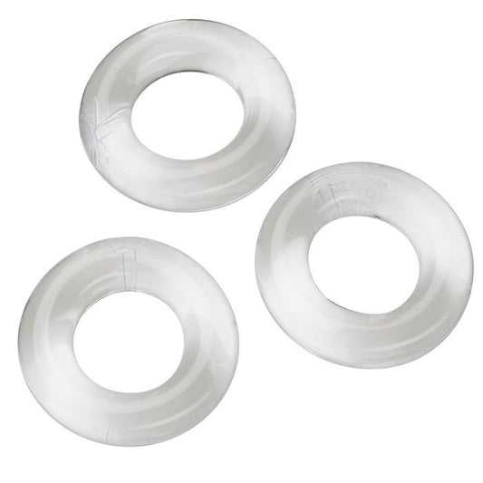 Cloud 9: Clear Cock Ring Combo Pack