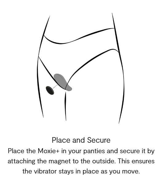 We-Vibe Moxie+ ♥ App-Controlled Panty Vibe with Magnetic Clip