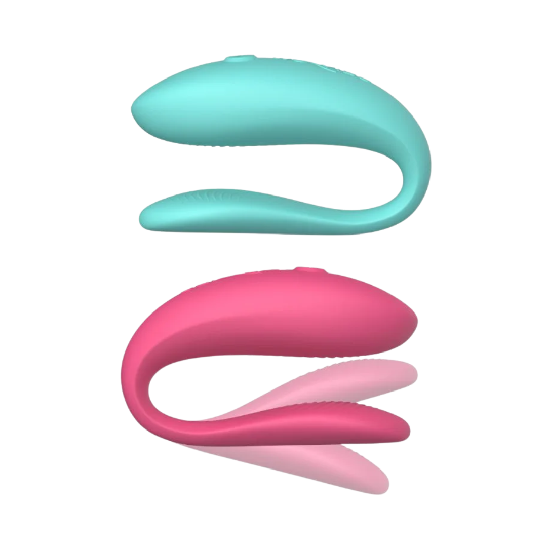 Sync Lite App Control Rechargeable Silicone Couples Vibrator | We-Vibe