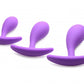 3pc Frisky Booty Poppers Set of Curved Silicone Anal Trainers