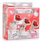 Booty Sparks: Red Heart Glass Anal Plug Set