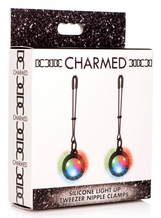 Charmed: Light Up Tweezer Style Nipple Clamps