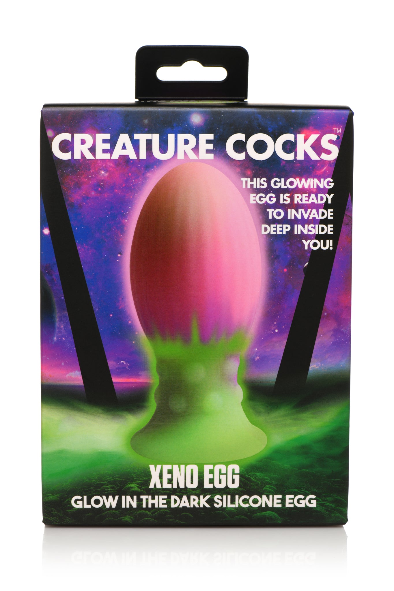 Creature Cocks: Xeno Egg Glow in the Dark Silicone Egg