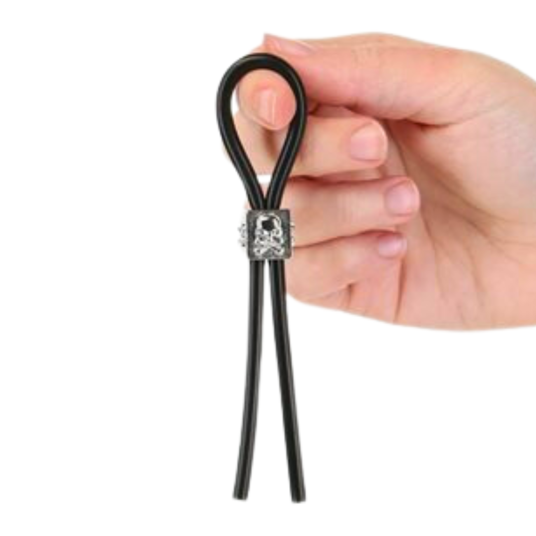 LUX active® Tether Adjustable Cock Tie made of premium silicone with an ABS slider, designed to maintain erections and enhance pleasure.
Keywords: active cock tie, adjustable silicone cock tie, body-safe erection enhancer, waterproof cock tie, versatile penis ring, stylish cock tie, adjustable erection support, premium silicone penis ring, customizable cock tie, LUX active tether cock tie.