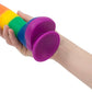 Addiction 100% Silicone Justin Rainbow 8" Dildo