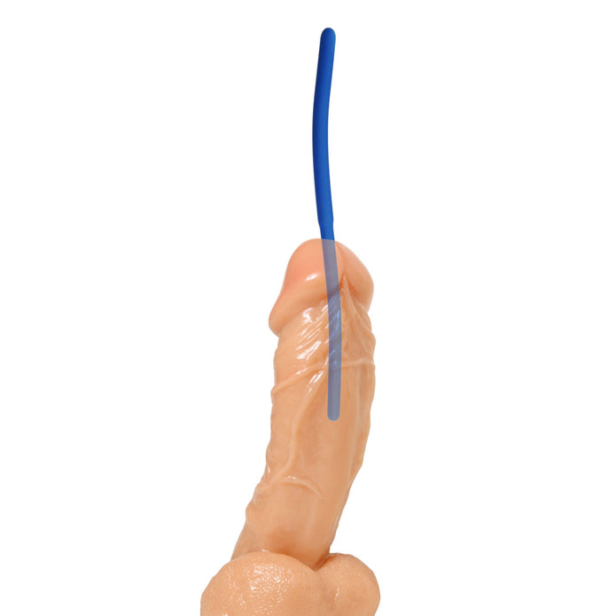 Set of 3 Blue Silicone Urethral Sound Trainer | Master Series
