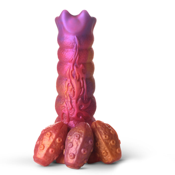 Nymphoid Ovipositor Dildo with ribbed shaft, silicone eggs, and harness compatibility.
alien ovipositor dildo, silicone ovipositor eggs, fantasy roleplay dildo, creature cock ovipositor, phthalate-free silicone dildo, harness-compatible ovipositor, sunset-colored fantasy dildo, ribbed ovipositor shaft, soft silicone eggs.