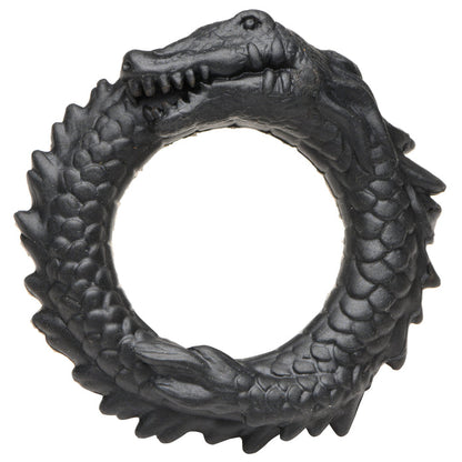 Caiman Fantasy C-Ring, stretchy silicone cock ring with unique ridges and mischievous design.

alligator-inspired cock ring, stretchy silicone cock ring, phthalate-free C-ring, fantasy cock ring, body-safe cock ring, cock ring for stamina, creature cock ring, black silicone C-ring, cock ring for enhanced performance.


