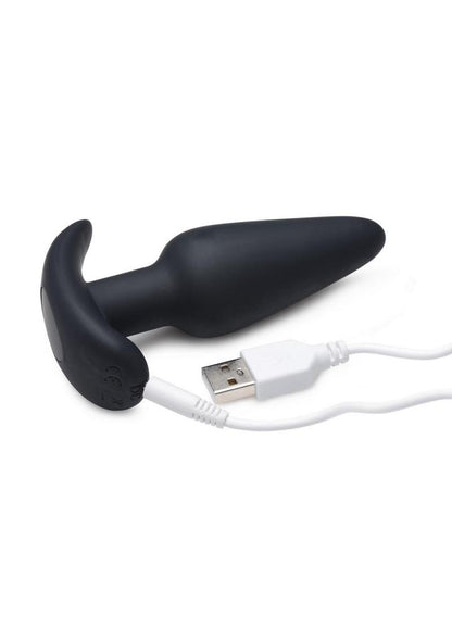21x Vibrating Silicone Rechargeable Butt Plug with Remote Control | Bang!