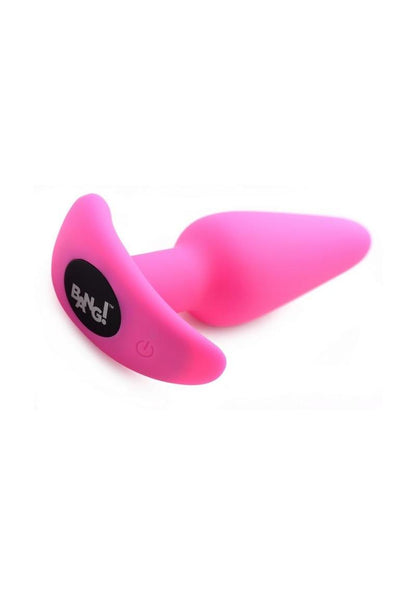 21x Vibrating Silicone Rechargeable Butt Plug with Remote Control | Bang!