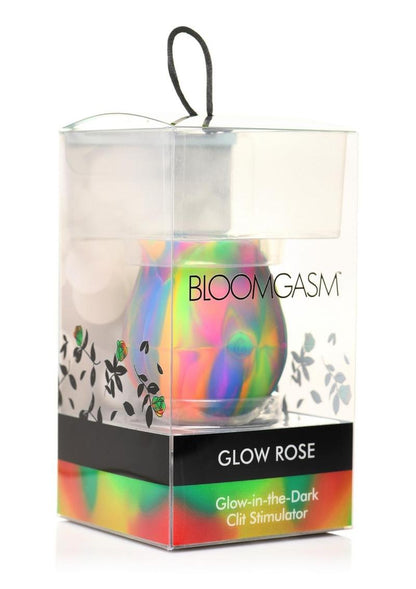glow-in-the-dark clit stimulator, rose clit stimulator, rainbow rose toy, suction clit toy, nipple stimulator, premium silicone vibrator, rechargeable clit toy, waterproof rose vibrator, body-safe silicone toy, nighttime pleasure toy, glow rose stimulator, sherbet rainbow rose, compact clit toy, magical glow vibrator, vibrating rose toy
