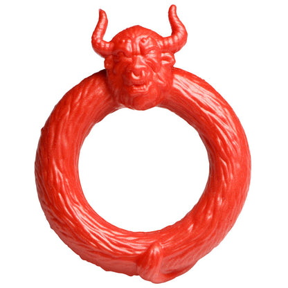 Beast Mode C-Ring, bull-inspired red silicone cock ring for stamina and roleplay.
bull-inspired cock ring, fantasy cock ring, creature cock ring, silicone cock ring, phthalate-free C-ring, body-safe cock ring, red cock ring, stamina-enhancing ring, roleplay cock ring.

