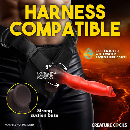 Thrusting and vibrating red canine dildo with knot, suction cup base, and remote control.

canine dildo, thrusting and vibrating dildo, Ramming Hound dildo, fantasy silicone dildo, suction cup dildo, remote-controlled dildo, waterproof silicone toy, rechargeable canine dildo, premium fantasy dildo, knot dildo