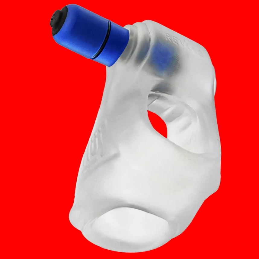 Rubbery dual-ring cocksling with top-mounted REVERB vibe, stretchy Plus+SILICONE design, and waterproof durability.
cocksling, vibrating cock and ball sling, REVERB vibe ring, stretchy silicone cocksling, Plus+SILICONE cock ring, waterproof vibrating cock ring, intense pleasure ring, cock and ball support toy, silicone-safe cock sling, durable cock and ball sling, vibrating sex toy, Oxballs collaboration.