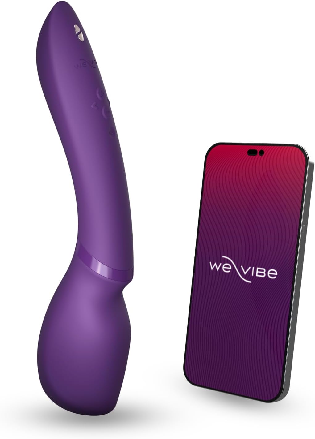 We-Vibe Wand 2 cordless massager with flexible head, Smart Silence, app control, and 10+ intensity levels for powerful and discreet stimulation.

Keywords: cordless massager, vibrating wand, Smart Silence, app-enabled, body massager, 10+ intensity levels, waterproof, rechargeable, body-safe silicone, ergonomic design.