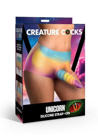 Unicorn Silicone Fantasy Strap-On Pants with Anal Opening | Creature Cocks