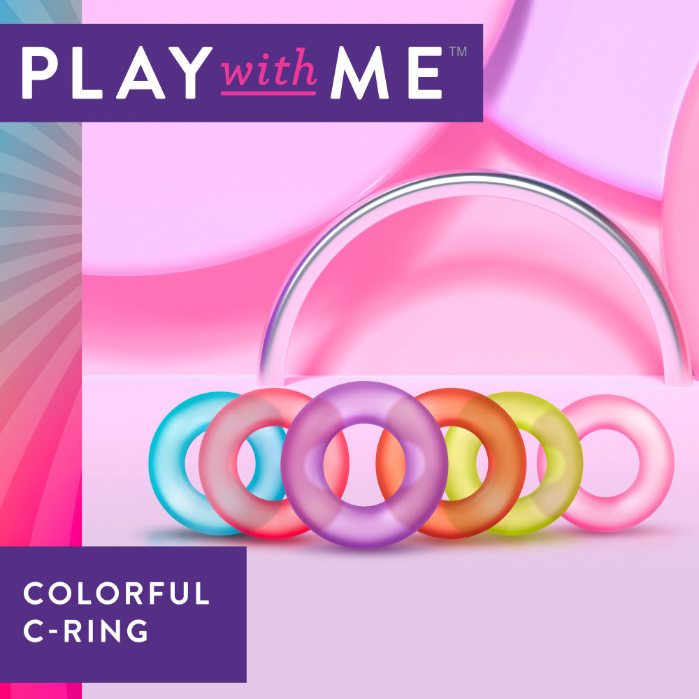 King of the Ring: Assorted Stretchy Penis Rings (6-Pack) ♥ Play With Me By Blush®