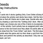 Dirty Deeds Sex Game