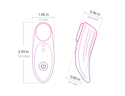 Lovense Ferri magnetic panty vibrator with strong vibrations, secure fit, app control, waterproof design, and whisper-quiet operation for public and long-distance play.

