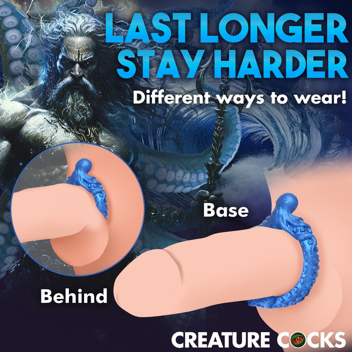 Blue octopus-themed fantasy C-ring made of stretchy silicone for enhanced performance.

fantasy C-ring, aquatic-themed cock ring, octopus cock ring, blue silicone C-ring, body-safe stretchy cock ring, phthalate-free cock ring, aquatic creature roleplay ring, enhanced performance cock ring, tentacle-themed sex toy.