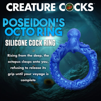Blue octopus-themed fantasy C-ring made of stretchy silicone for enhanced performance.

fantasy C-ring, aquatic-themed cock ring, octopus cock ring, blue silicone C-ring, body-safe stretchy cock ring, phthalate-free cock ring, aquatic creature roleplay ring, enhanced performance cock ring, tentacle-themed sex toy.