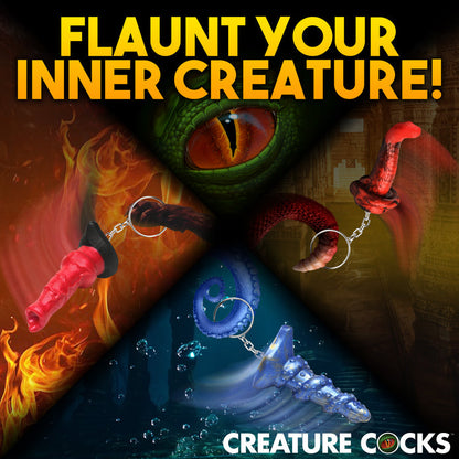 Set of 3 mini fantasy dildo keychains featuring Hell-Hound, Lord Kraken, and King Cobra designs.

fantasy dildo keychain, mini dildo keychains, Creature Cocks keychain set, Hell-Hound keychain, Lord Kraken keychain, King Cobra keychain, novelty fantasy dongs, body-safe silicone keychains, nickel-free keychains, kinky accessories