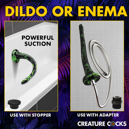 Fantasy silicone enema hose with snake head design, scaled texture, and shower hose compatibility.

fantasy enema hose, silicone enema, snake enema toy, textured enema hose, body-safe enema tool, shower hose compatible enema, scaled texture enema, premium silicone toy, flexible enema snake, hygiene accessory for adults