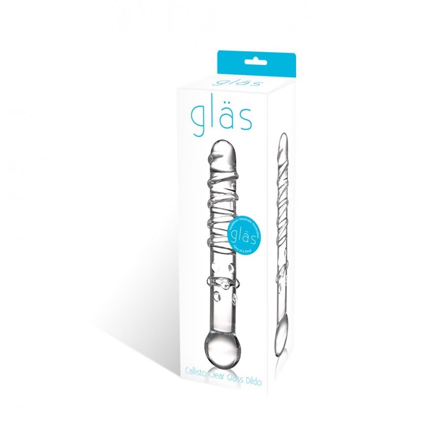 Gläs: Callisto Clear Glass Dildo
