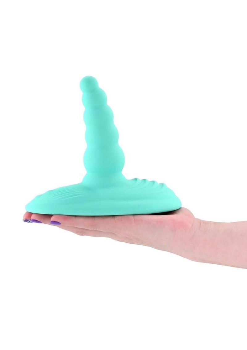 Grinders Sublime App Controlled Rechargeable Silicone Vibrating Dual Motor Beaded Pad