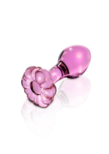 Icicles No. 48 Flower Shaped Glass Anal Plug - Pink
Pink glass anal plug with a tapered tip, bulbous design, and ergonomic base for comfortable and safe anal play.
Icicles No. 48, pink glass plug, luxury anal toy, hypoallergenic glass anal plug, tapered anal plug, temperature play butt plug, dishwasher-safe anal plug, body-safe glass plug, bulbous anal plug, elegant glass toy