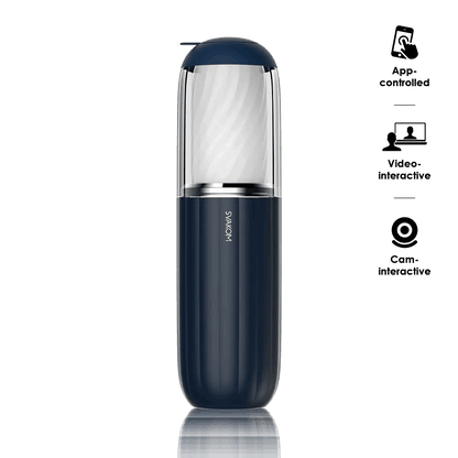 Alex Neo 2 Interactive Thrusting Masturbator, app-controlled, 7 thrusting modes, textured TPE sleeve, rechargeable, interactive adult content compatible.

interactive masturbator, thrusting sex simulator, SVAKOM app-controlled toy, auto-thrusting stroker, textured TPE sleeve, rechargeable masturbator, interactive adult content, long-distance sex toy, powerful male masturbator.