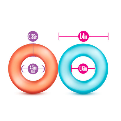 King of the Ring: Assorted Stretchy Penis Rings (6-Pack) ♥ Play With Me By Blush®