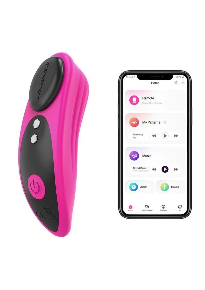 Compact magnetic panty vibrator with app control and waterproof design