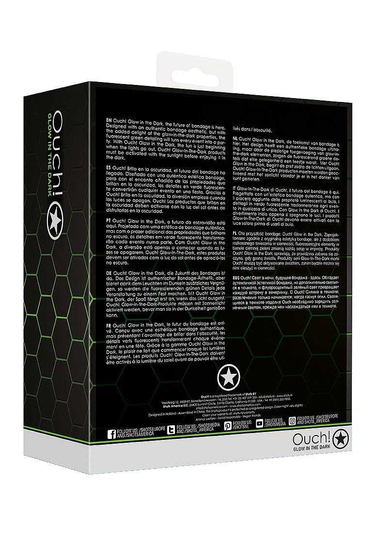 Ouch! Glow in the Dark Model 20 Cock Cage with adjustable rings, glowing design, and durable materials for playful bondage.

glow-in-the-dark cock cage, bondage cock cage, adjustable rings, silicone cock cage, polycarbonate cage, waterproof bondage toy, fluorescent green bondage gear, power play restraint, phthalate-free cock cage, 3.5-inch cock cage.