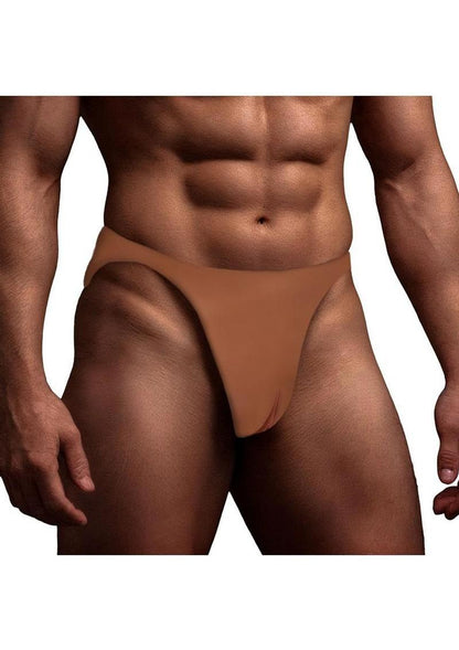 Master Series Pussy Strap Silicone Vagina Jockstrap