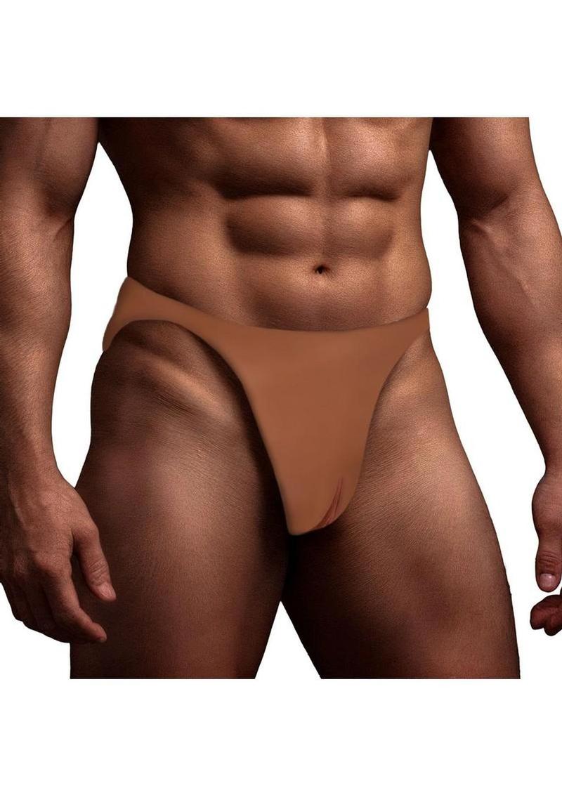 Master Series Pussy Strap Silicone Vagina Jockstrap
