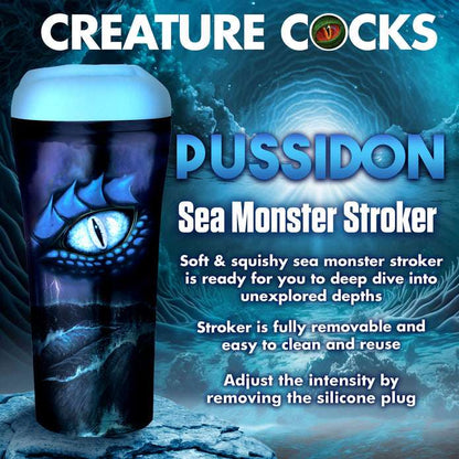 Pale blue sea creature stroker with textured inner tunnel and adjustable suction.

fantasy stroker, sea creature masturbator, textured stroker, aquatic-themed pleasure toy, soft stretchy TPE stroker, suction control stroker, open-ended stroker, creature cocks stroker, masturbation toy for men, sci-fi fantasy stroker.