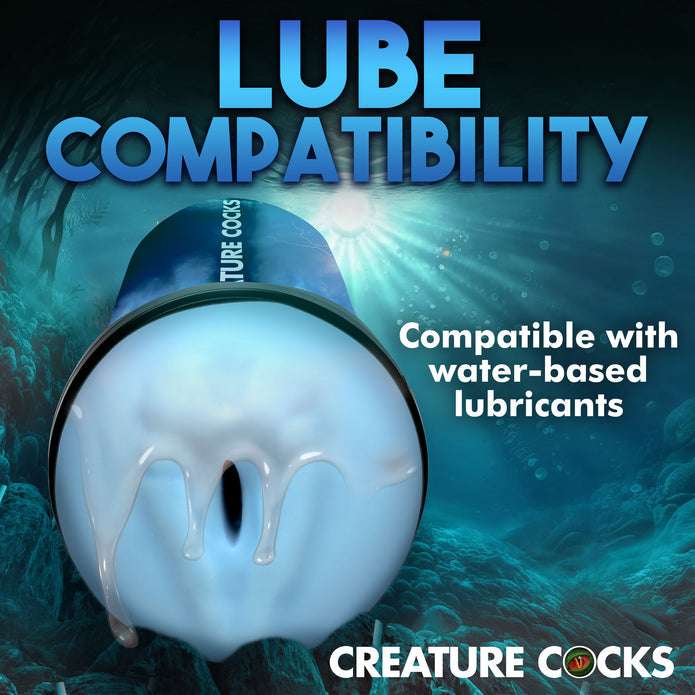 Pale blue sea creature stroker with textured inner tunnel and adjustable suction.

fantasy stroker, sea creature masturbator, textured stroker, aquatic-themed pleasure toy, soft stretchy TPE stroker, suction control stroker, open-ended stroker, creature cocks stroker, masturbation toy for men, sci-fi fantasy stroker.