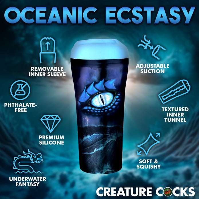 Pale blue sea creature stroker with textured inner tunnel and adjustable suction.

fantasy stroker, sea creature masturbator, textured stroker, aquatic-themed pleasure toy, soft stretchy TPE stroker, suction control stroker, open-ended stroker, creature cocks stroker, masturbation toy for men, sci-fi fantasy stroker.