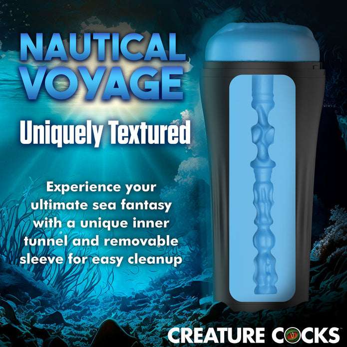 Pale blue sea creature stroker with textured inner tunnel and adjustable suction.

fantasy stroker, sea creature masturbator, textured stroker, aquatic-themed pleasure toy, soft stretchy TPE stroker, suction control stroker, open-ended stroker, creature cocks stroker, masturbation toy for men, sci-fi fantasy stroker.