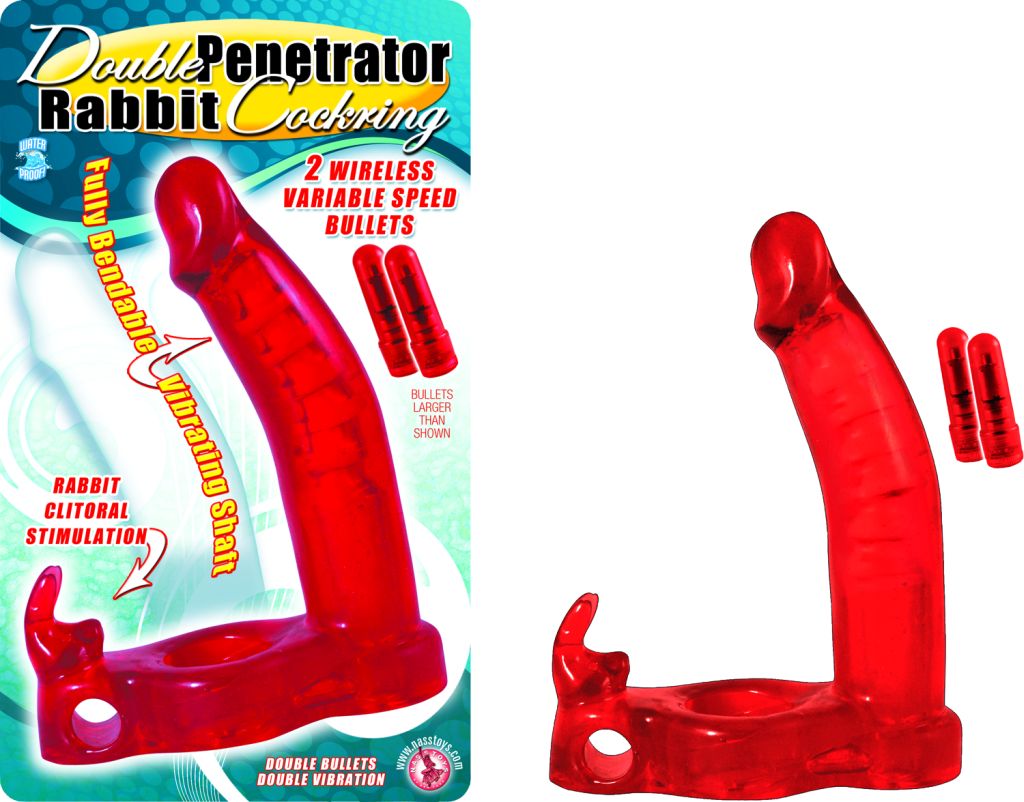 Double Penetrator Rabbit Cock Ring