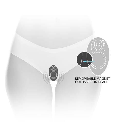 Cloud 9 Panty Pleasures Magnetic Panty Vibe | remote control vibe panties