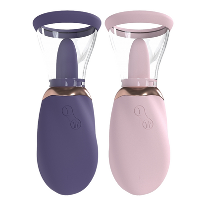 BOOST Automatic Vulva & Breast Pump in pink or purple, with 13-speed suction, dual motors, and silicone seal for enhanced sensitivity and size.
pink breast pump, purple vulva pump, 13-speed pump, silicone suction pump, dual motor pump, rechargeable breast and vulva pump, body-safe suction pump, Shots BOOST pump, vulva and breast plumper.
