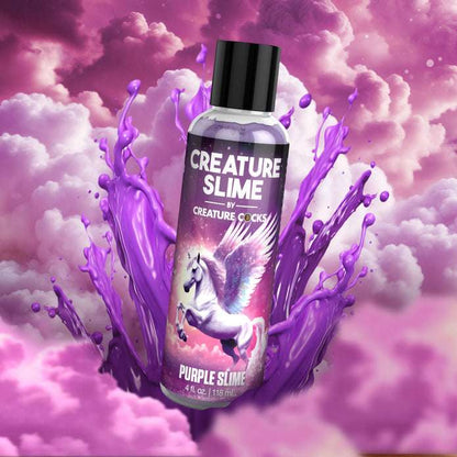 Purple, unscented, water-based slime for mythical fantasy roleplay and toy-safe use.

Purple Creature Slime, purple fantasy slime, unicorn roleplay lube, water-based slime, paraben-free lubricant, glycerin-free lube, slippery sex slime, unscented slime, mythical play lubricant, slime for all toys, easy cleanup lubricant, magical roleplay slime.