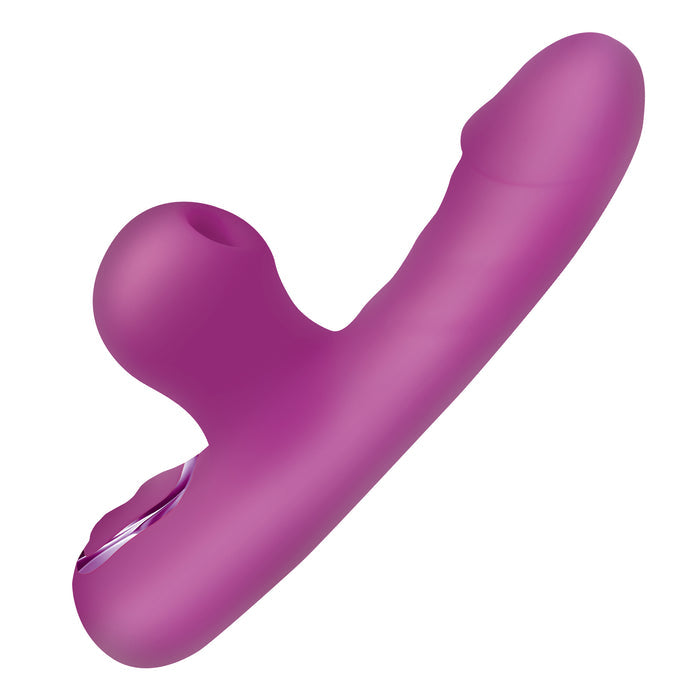 rabbit vibrator, dual-action vibrator, clit suction vibrator, G-spot vibrator, premium silicone vibrator, phthalate-free vibrator, purple rabbit vibrator, rechargeable vibrator, splashproof vibrator, clit and G-spot vibrator, 3 speeds vibrator, 7 patterns vibrator, clit sucker toy, USB rechargeable vibrator, vibrating sex toy, dual stimulation vibrator, silky smooth vibrator, rabbit vibrator for women, Bang! rabbit vibrator, premium silicone rabbit