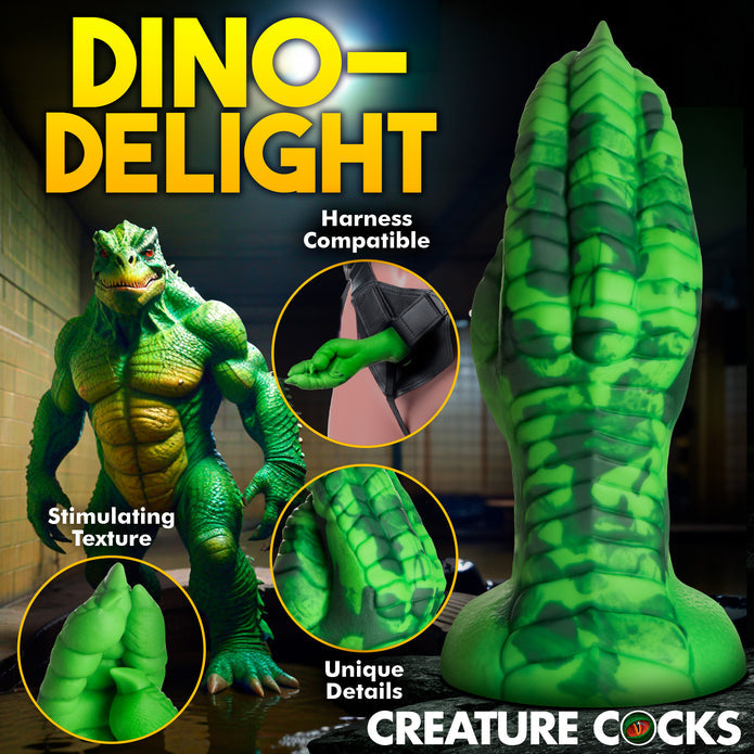 Green clawed silicone dildo with suction cup base, harness compatibility, and textured scales.

raptor claw dildo, fantasy silicone dildo, creature cock claw, green clawed dildo, fisting silicone dildo, harness-compatible dildo, suction cup dildo, phthalate-free dildo, textured fantasy dildo, premium silicone claw toy